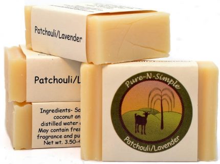 Pure N Simple Soap - Patchouli Lavender Soap Bars