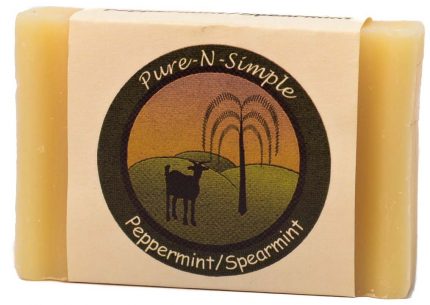 Pure N Simple Soap - Peppermint Spearmint Goat Milk Soap Bar