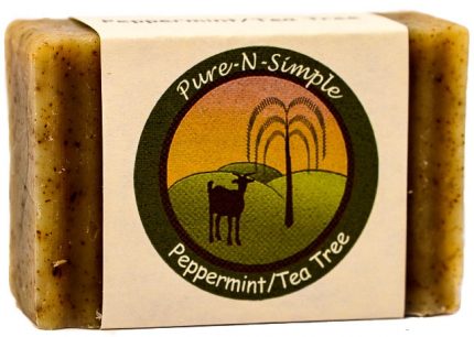 Pure N Simple Soap - Peppermint Tea Tree Soap Bar